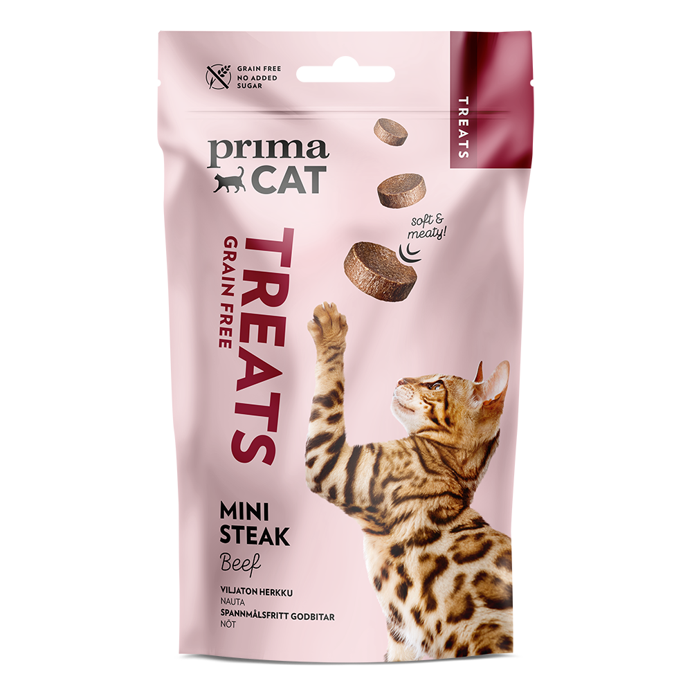 PrimaCat Treats Softy Mini Steak beef - Image 1